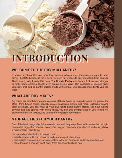The Dry Mix Pantry Book